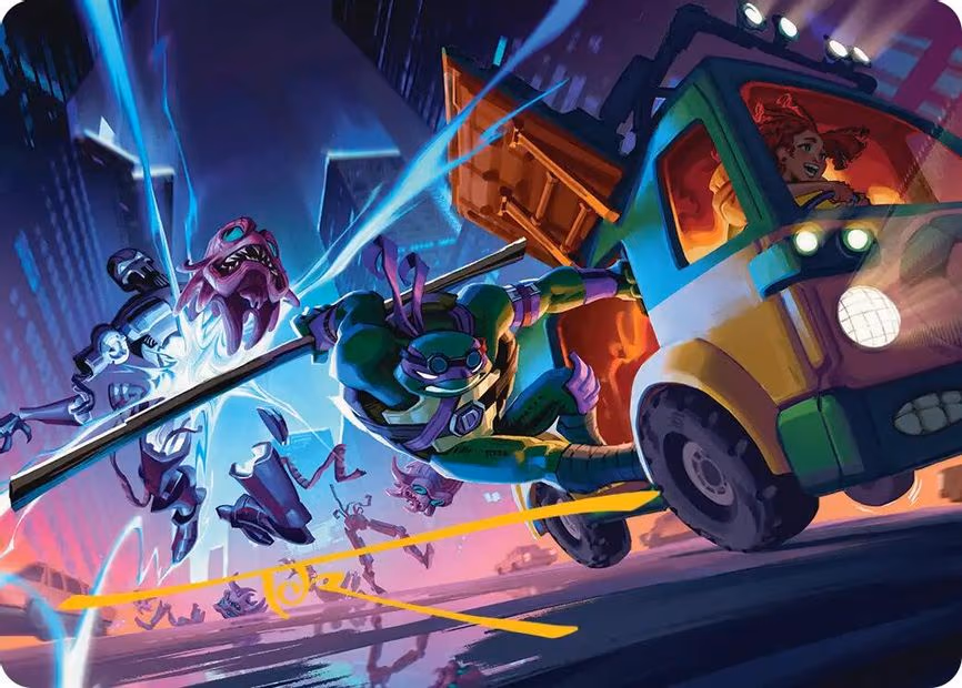 Donatello, Rad Scientist Art Card