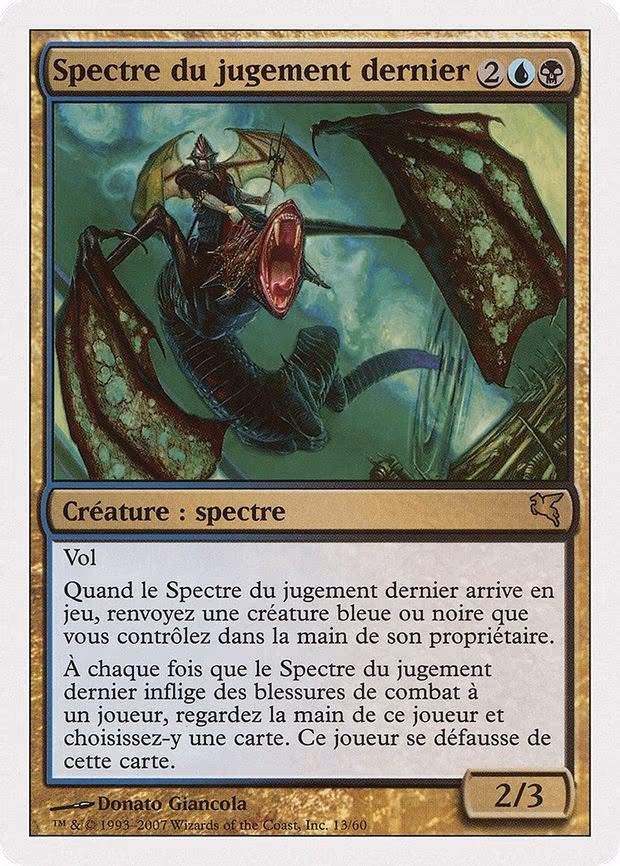 Doomsday Specter (French) - "Spectre du jugement dernier"