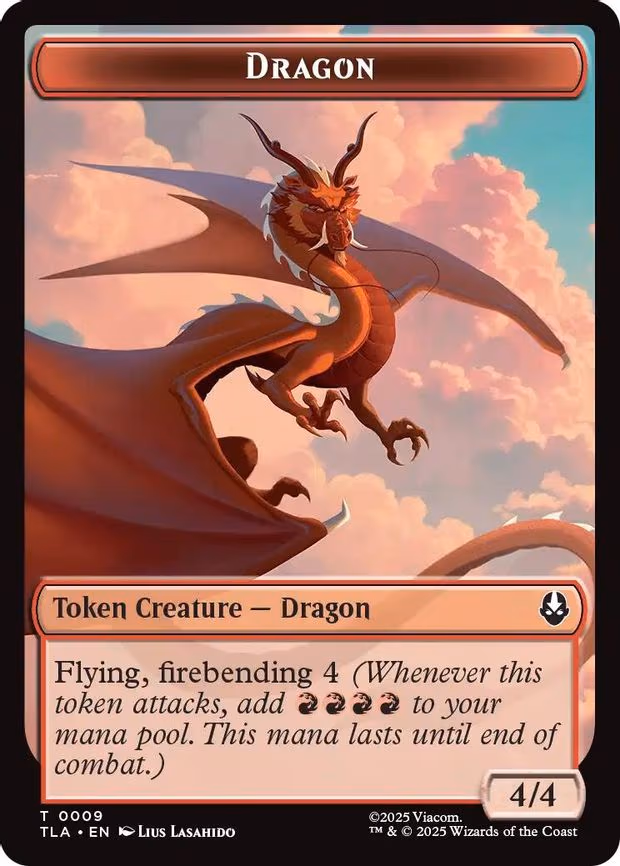 Dragon // Food (0019) Double-Sided Token