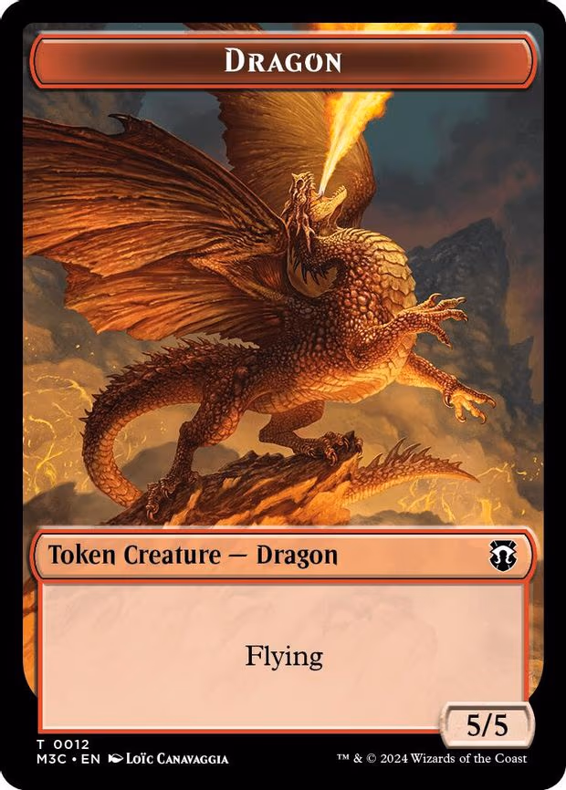 Dragon // Treasure Double-Sided Token