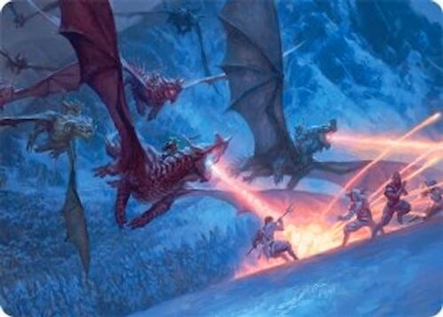 Dragonback Assault Art Card