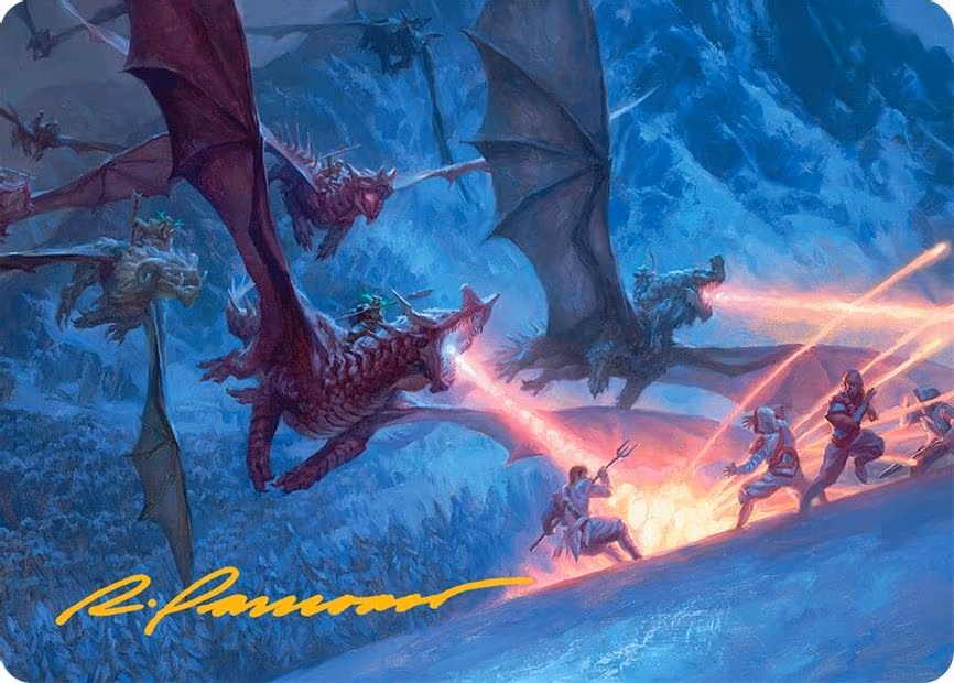 Dragonback Assault Art Card