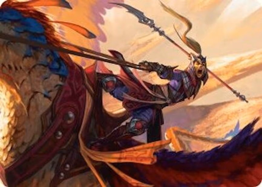 Dragonback Lancer Art Card
