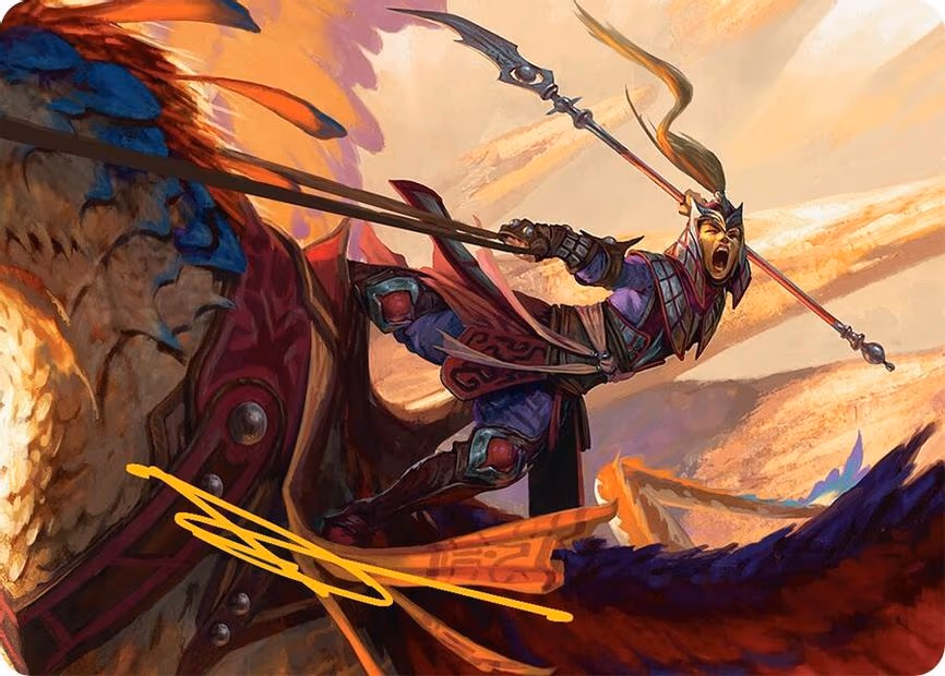 Dragonback Lancer Art Card
