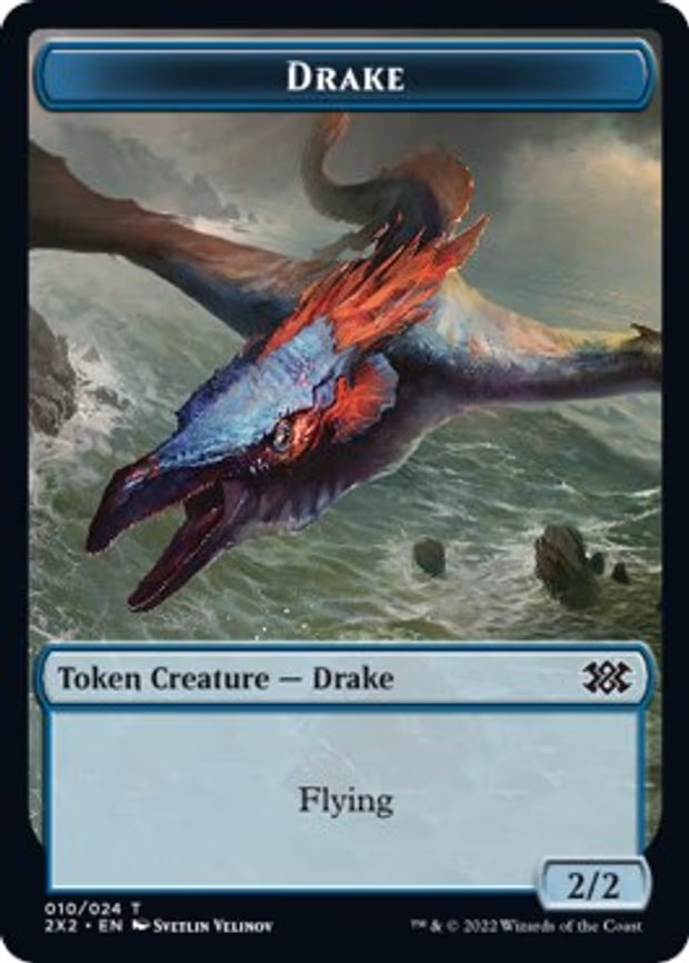 Drake // Phyrexian Golem Double-Sided Token