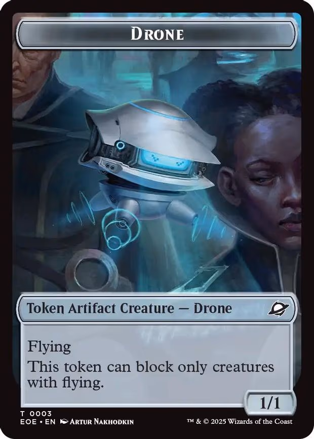 Drone // Lander (0005) Doubled-Sided Token
