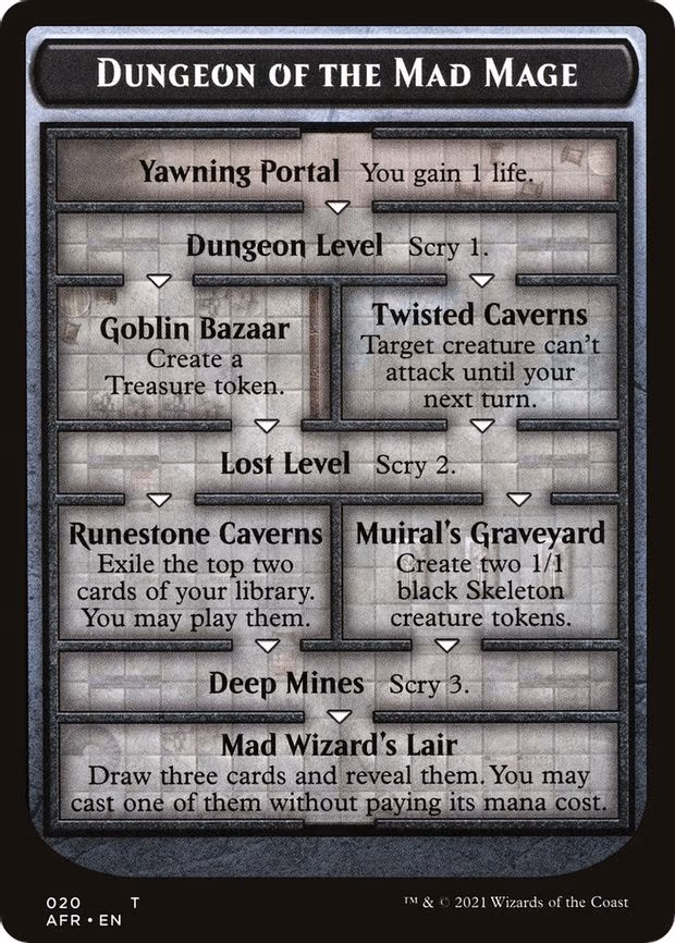 Dungeon of the Mad Mage // Tomb of Annihilation Double-Sided Token