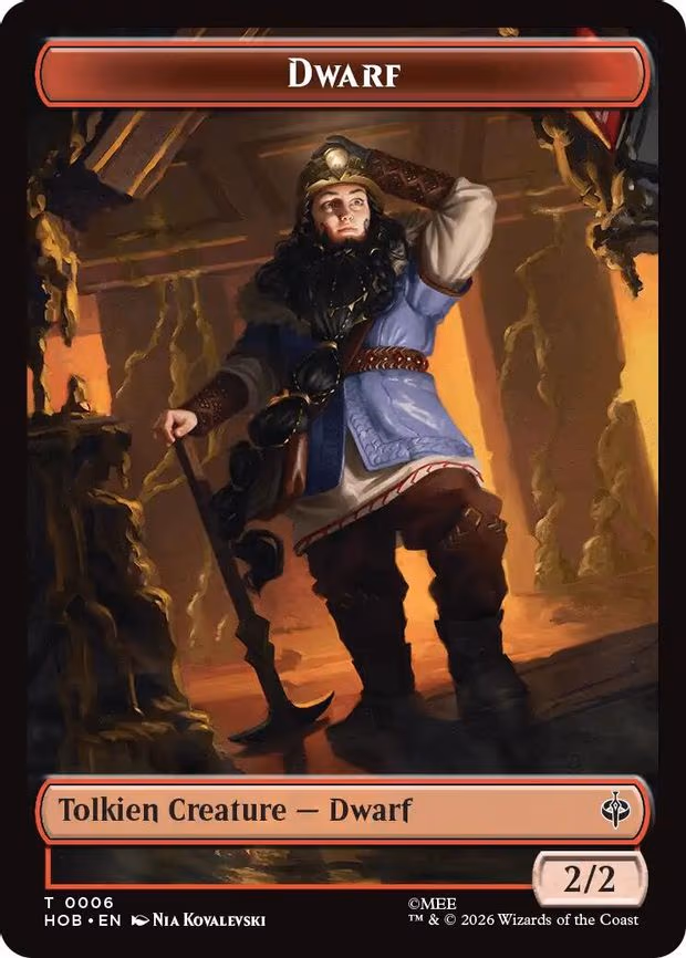 Dwarf // Enduring Story Double-Sided Token - T (6 // 14)