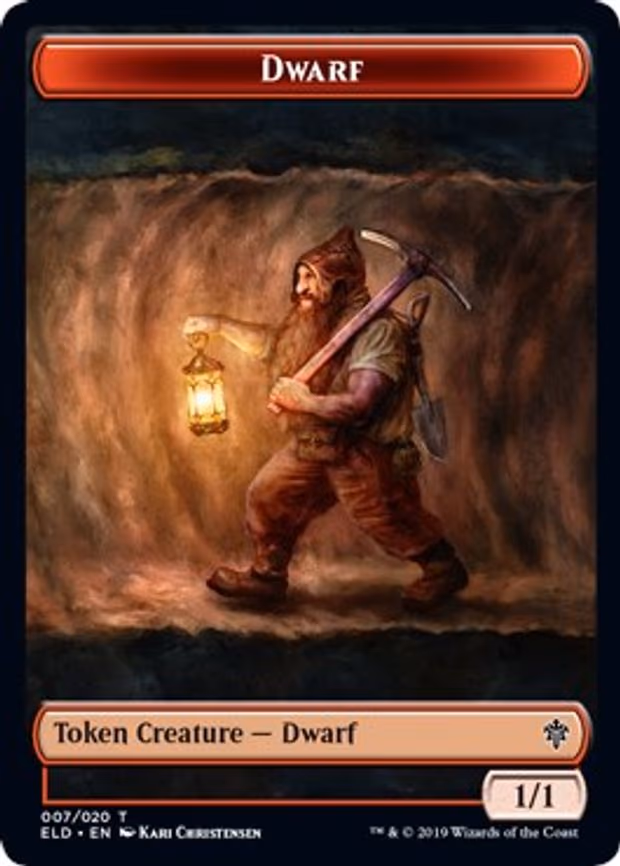 Dwarf // Food (017) Double-Sided Token