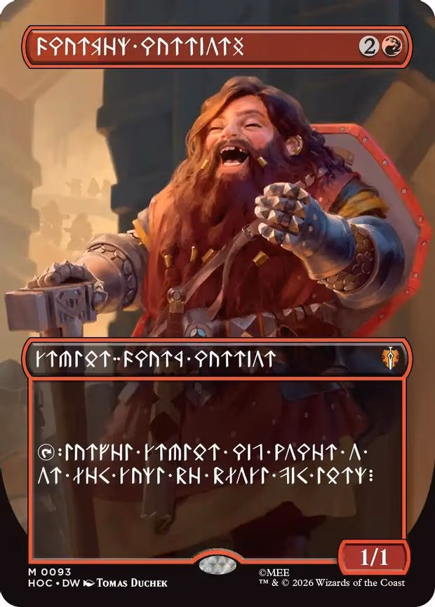 Dwarven Warriors (Borderless) (Dwarvish) - M (93)
