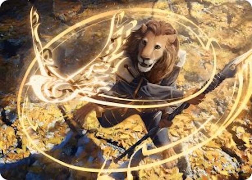 Eager Glyphmage Art Card