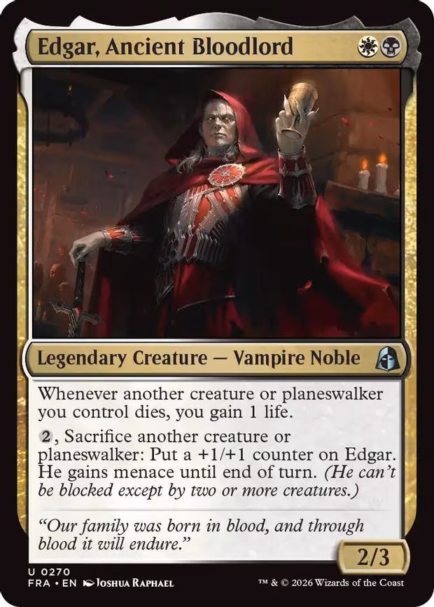 Edgar, Ancient Bloodlord - U (270)