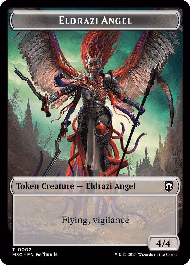 Eldrazi Angel (Ripple Foil) // Copy Double-Sided Token