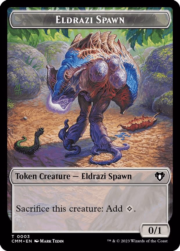 Eldrazi Spawn // Construct (0041) Double-Sided Token - T (3 // 41)