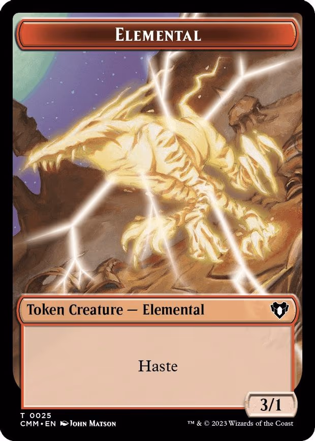 Elemental (0025) // Saproling Double-Sided Token