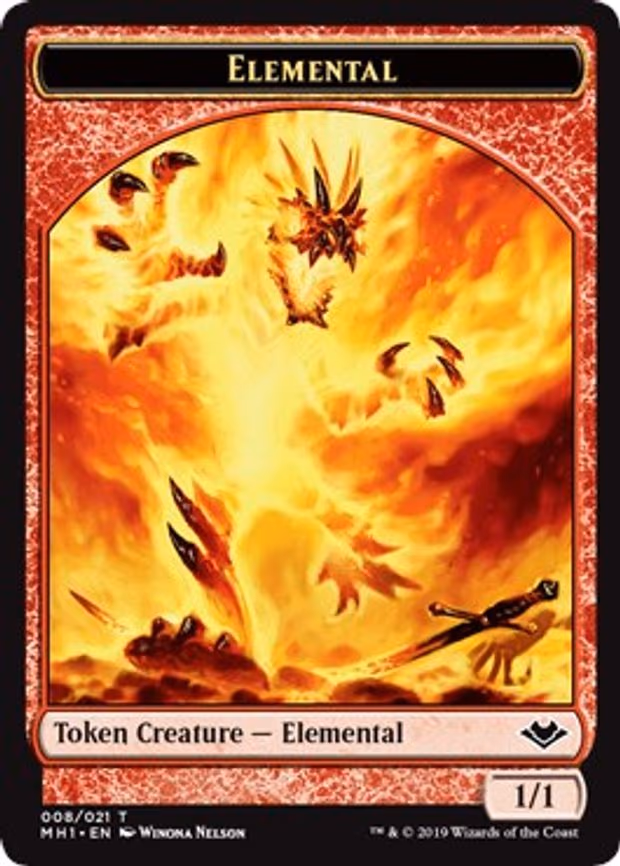 Elemental (008) // Rhino Double-Sided Token