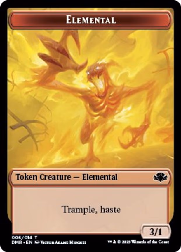 Elemental Token - T (6)