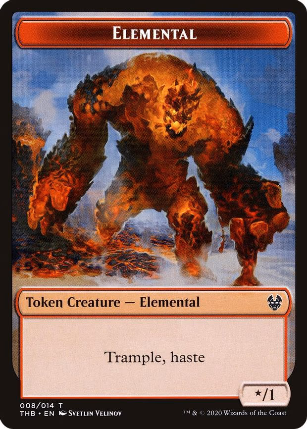 Elemental Token - T (8)