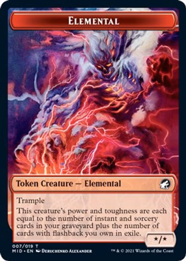 Elemental Token - T (7)