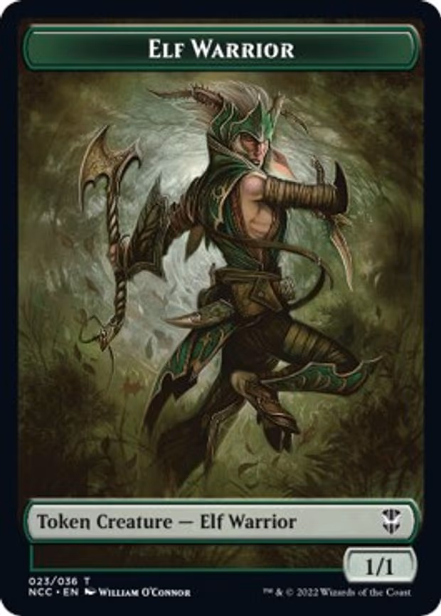 Elf Warrior // Wurm Double-Sided Token - T (23 // 31)