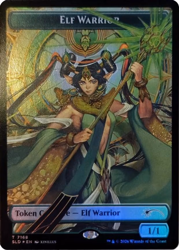 Elf Warrior Token - T (7168)