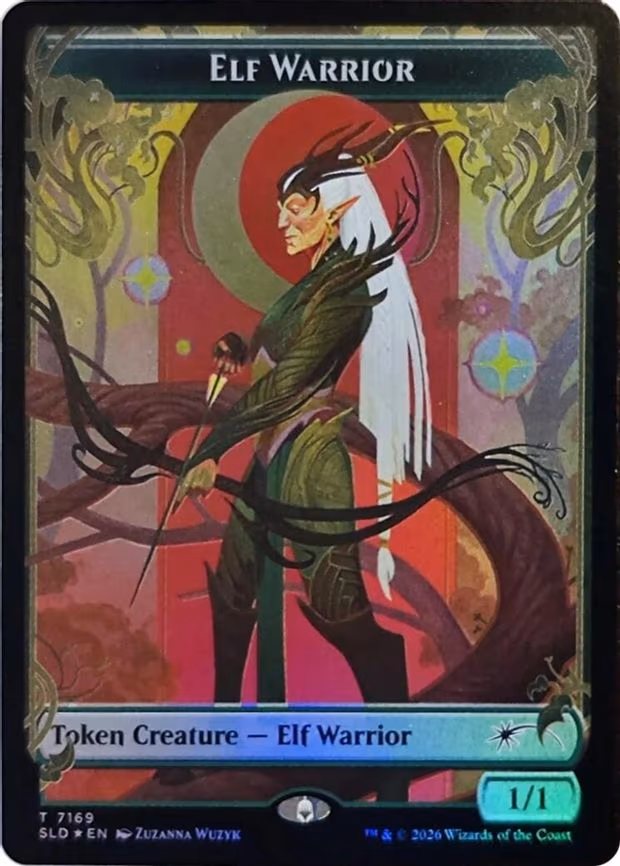 Elf Warrior Token - T (7169)