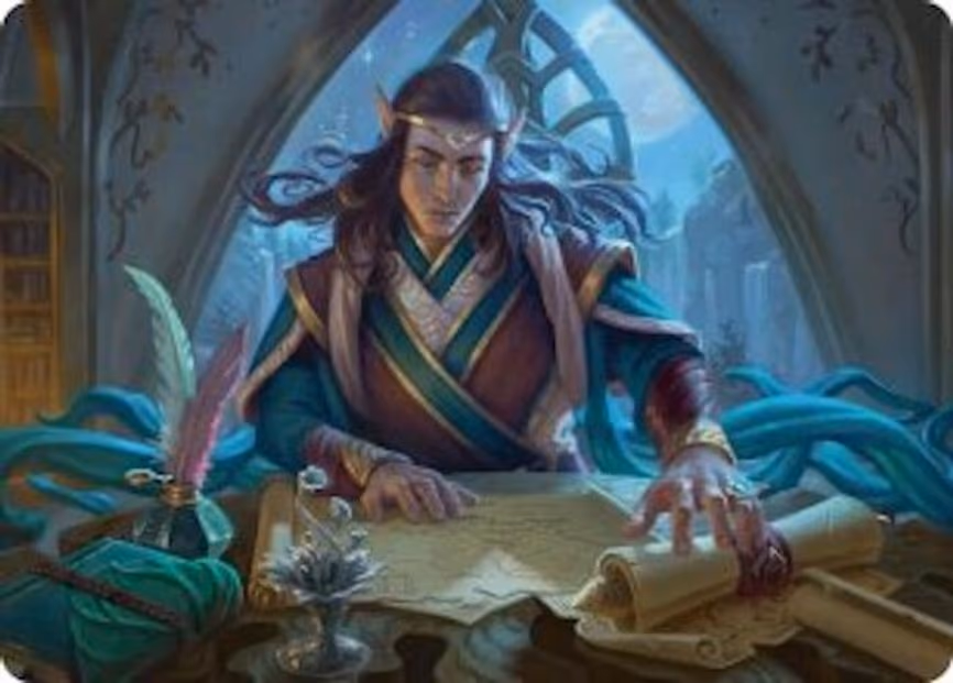 Elrond, Moon-Reader Art Card - S (9)
