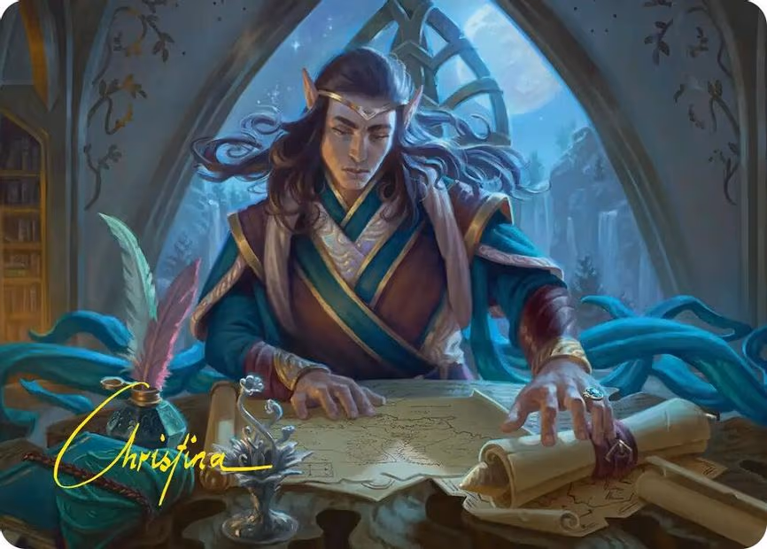 Elrond, Moon-Reader Art Card - S (9)