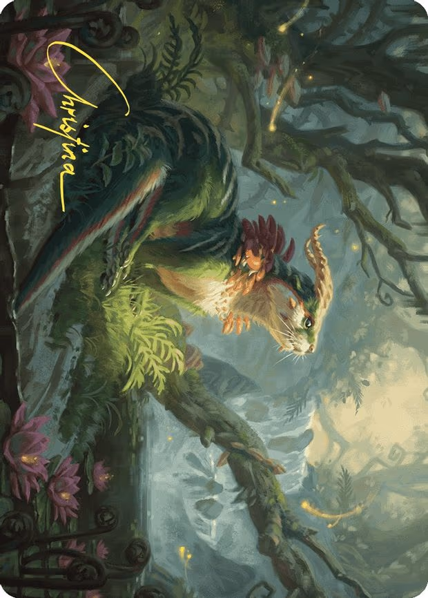 Elusive Otter Art Card