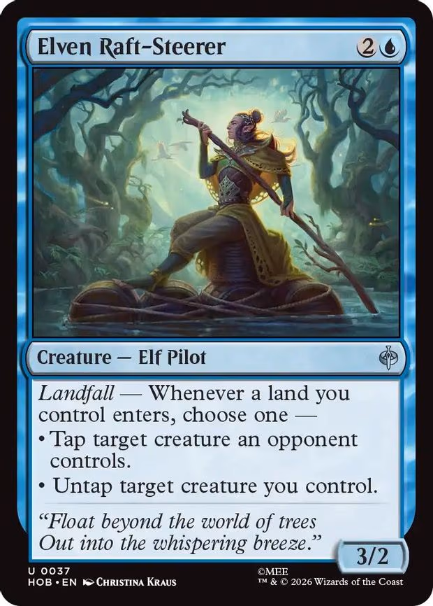 Elven Raft-Steerer - U (37)