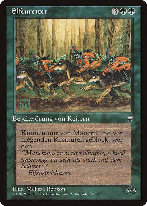 Elven Riders (German) - "Elfenreiter" - R