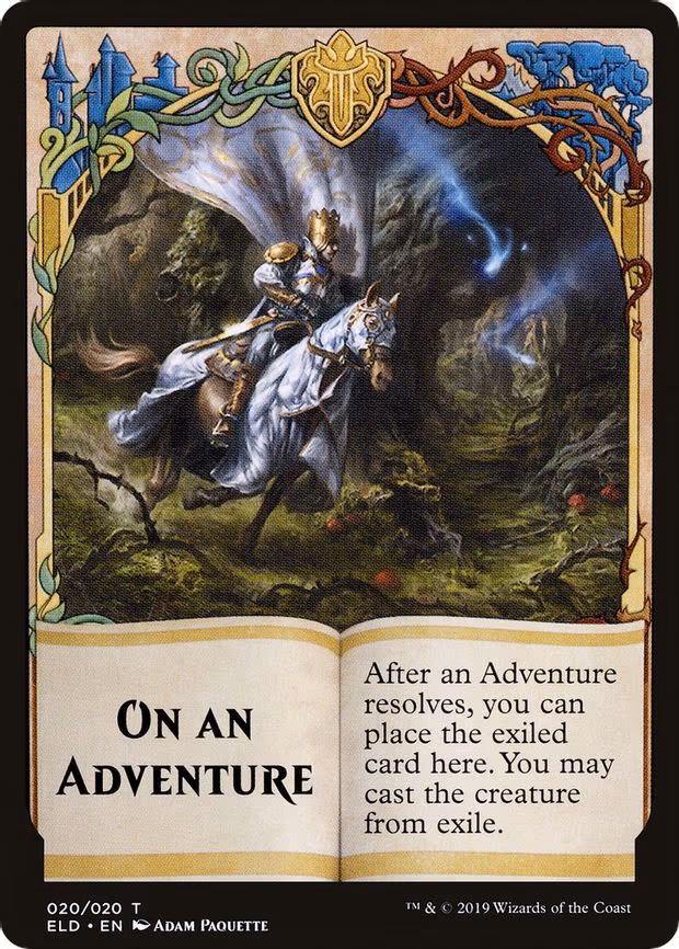 Emblem - On An Adventure // Spirit Double-Sided Token (Challenger 2020)