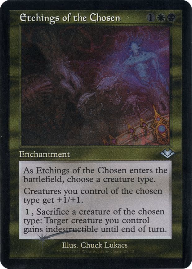 Etchings of the Chosen (Retro Frame)