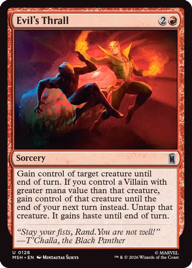 Evil's Thrall - U (128)