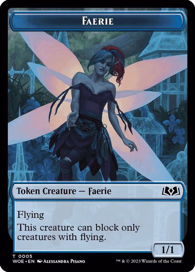 Faerie // Food (0010) Double-Sided Token - T (5 // 10)