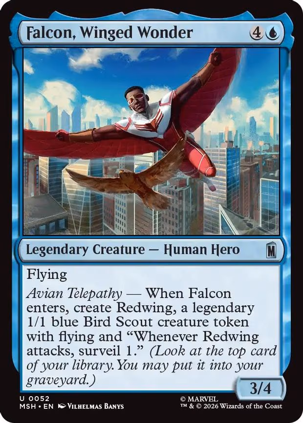 Falcon, Winged Wonder - U (52)
