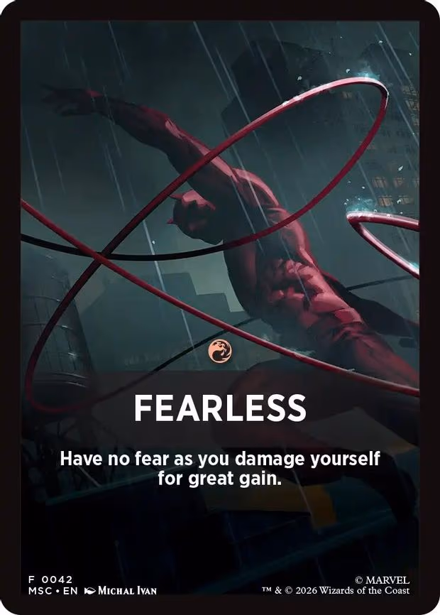 Fearless Theme Card - T (42)