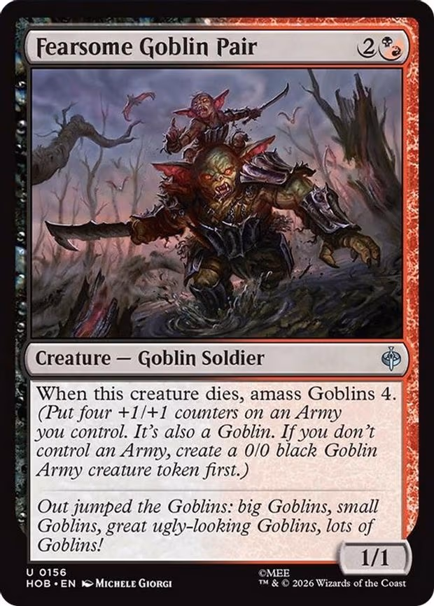 Fearsome Goblin Pair - U (156)