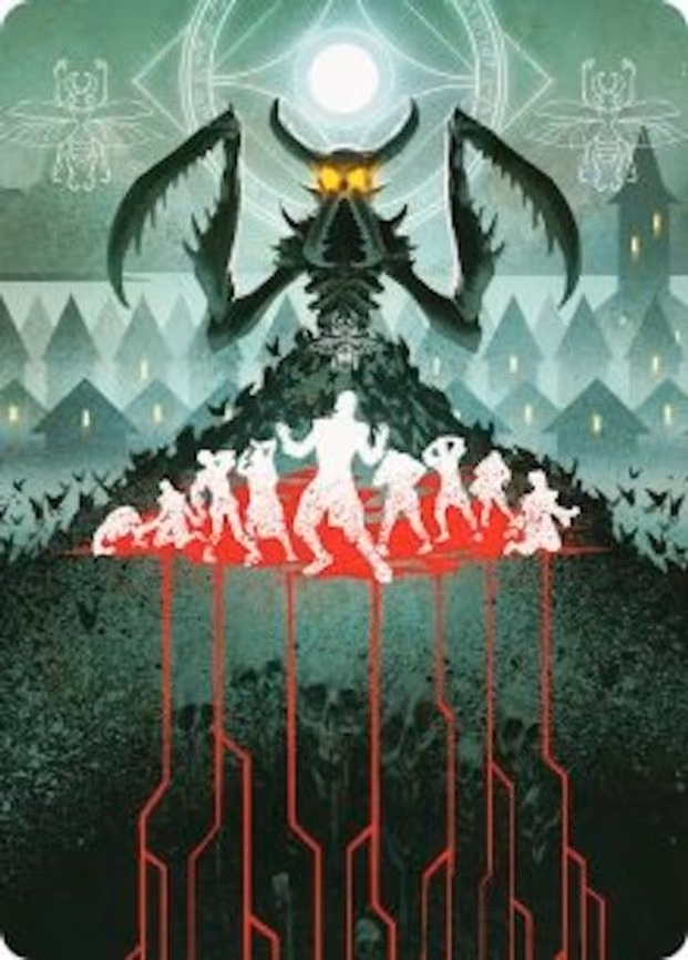 Feed the Swarm Art Card