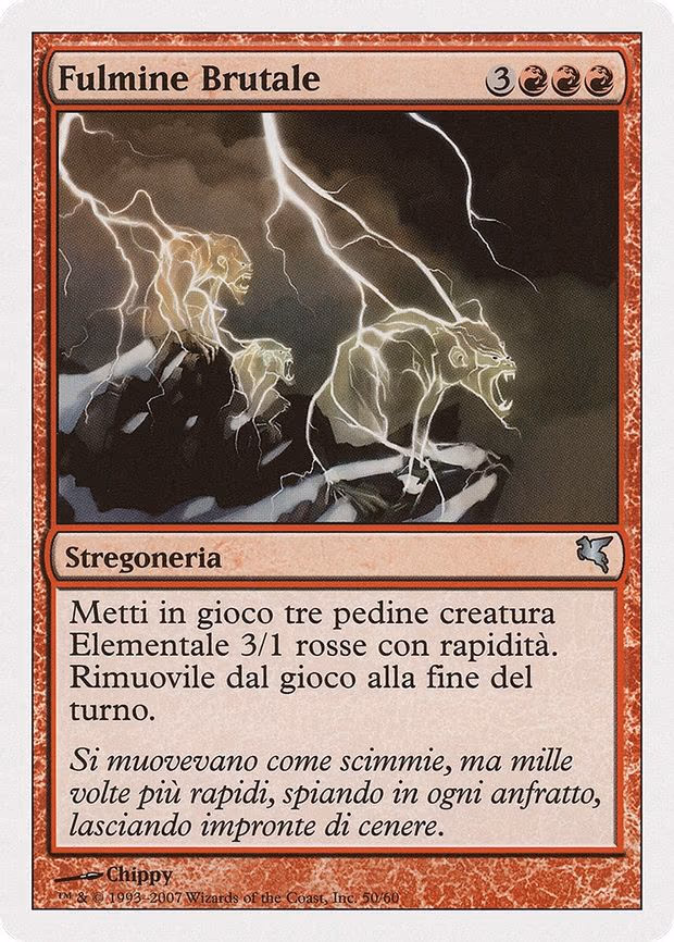 Feral Lightning (Italian) - "Fulmine Brutale"