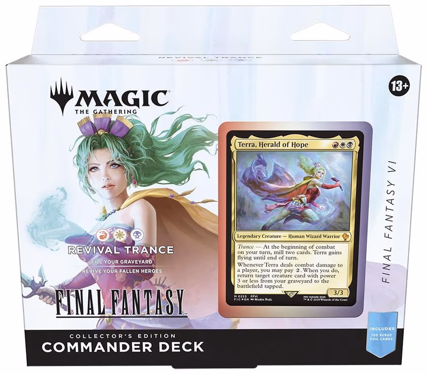 FINAL FANTASY Commander Deck - FINAL FANTASY VI Revival Trance (Collector's Edition)
