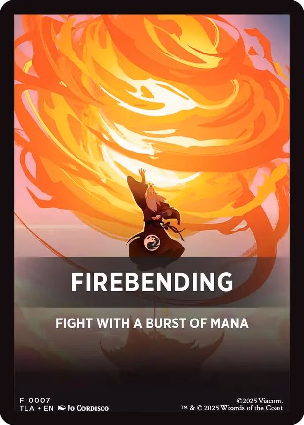 Firebending Theme Card