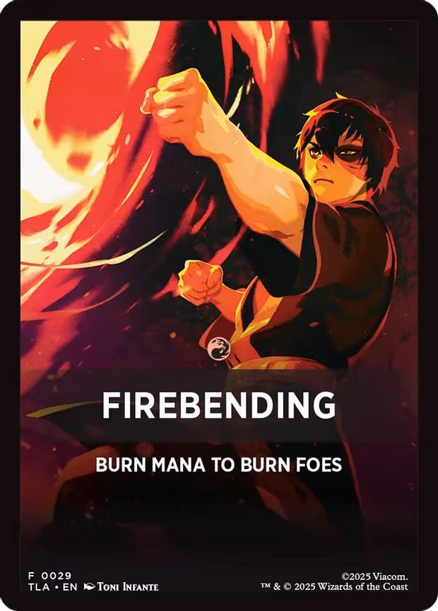 Firebending Theme Card