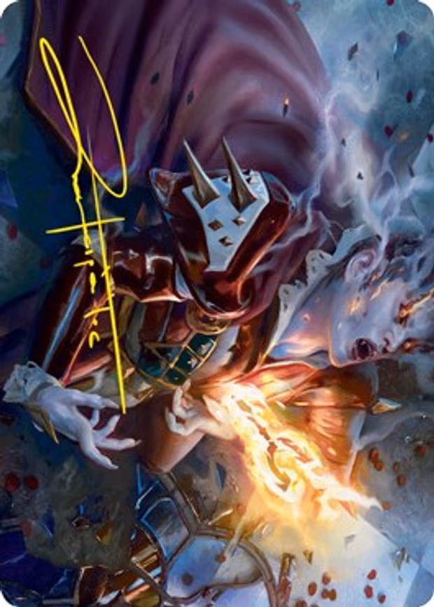 Flame-Blessed Bolt Art Card