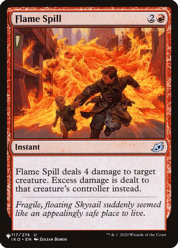 Flame Spill - U (117)