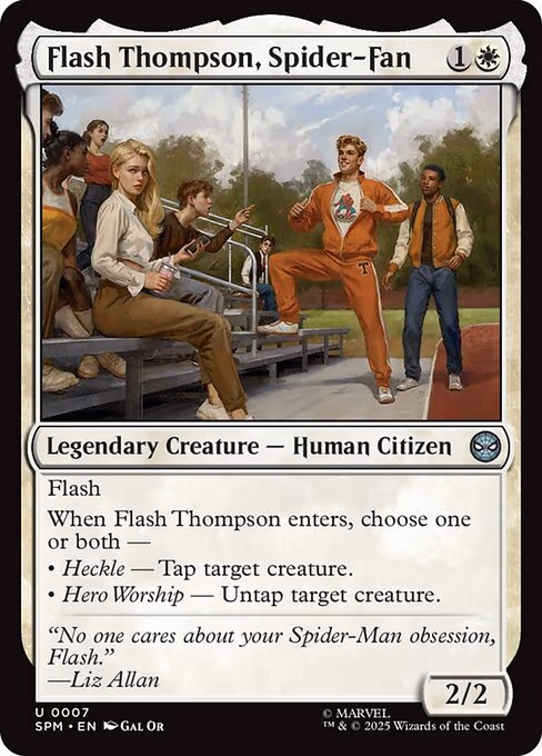 Flash Thompson, Spider-Fan