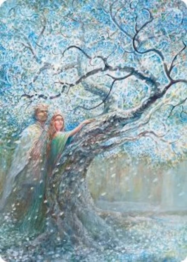 Flowering of the White Tree Art Card - S (27)