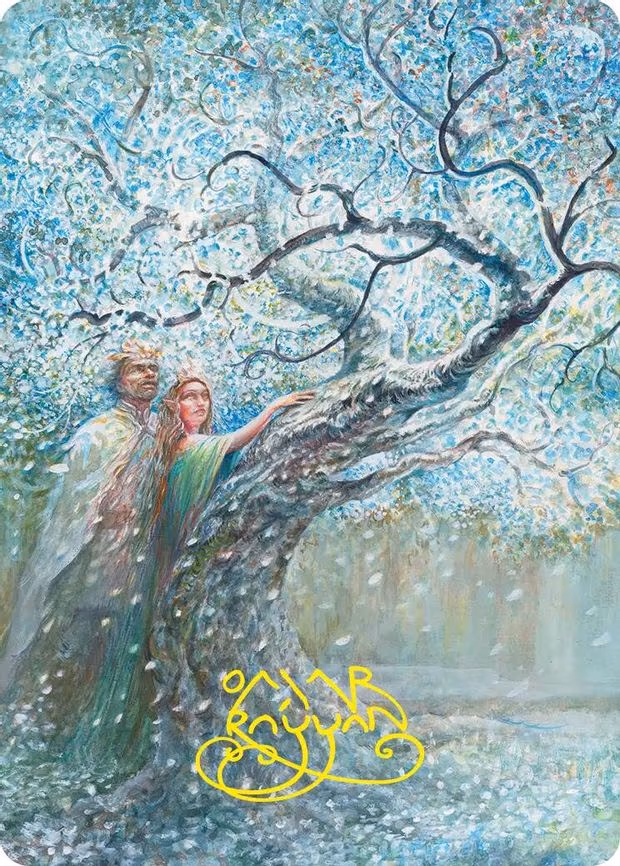 Flowering of the White Tree Art Card - S (27)