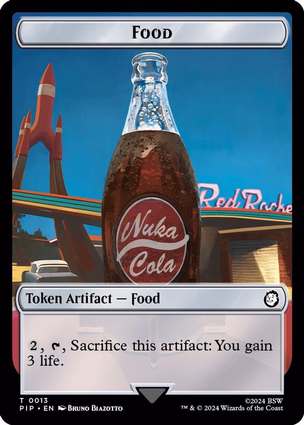 Food (0013) // Wasteland Survival Guide Double-Sided Token