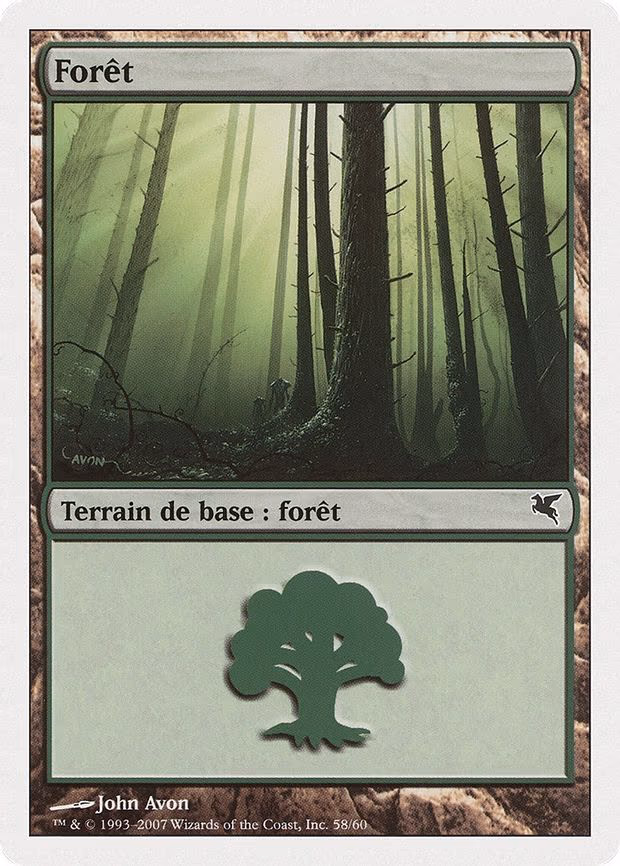 Forest (French) - "Foret" - L (J58)